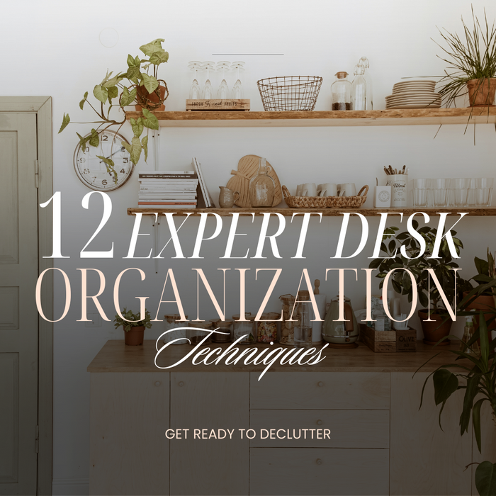 desk organization tips