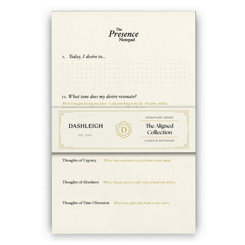 The Presence Notepad, 5.5 x 8.5 inches