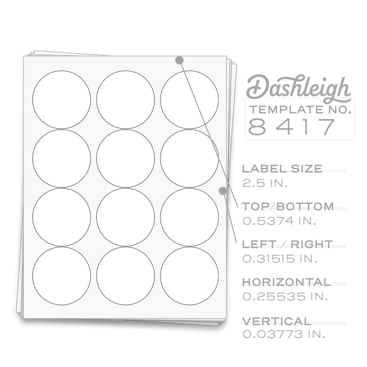 48 Printable Blank Mason Jar and Lid Labels - dashleigh - Labels
