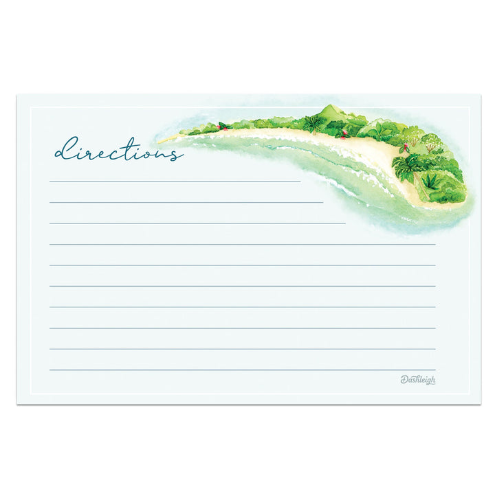 Beach Recipe Cards, Set of 48, 4x6 inches, Water Resistant - dashleigh - Recipe Card
