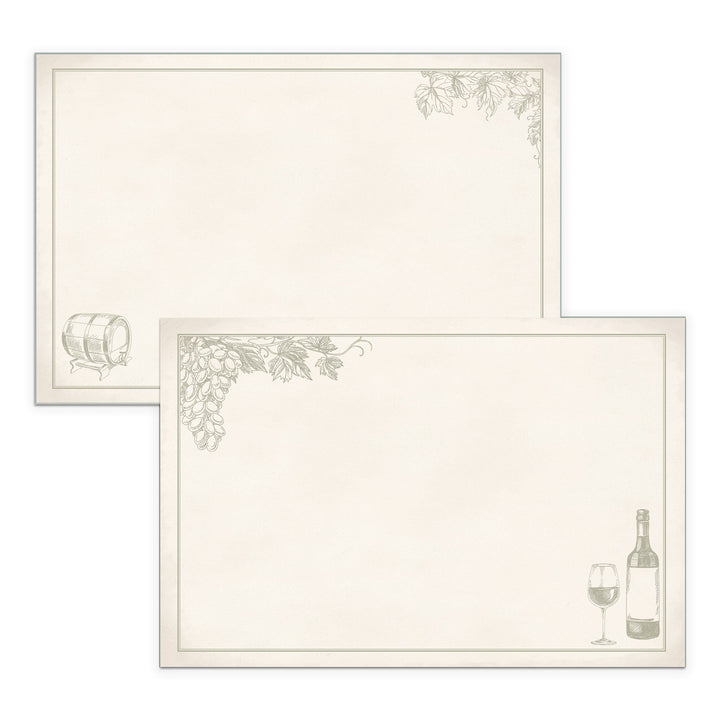 Vineyard Note Cards, 4 x 6 inches, Set of 48 - dashleigh - Note Cards