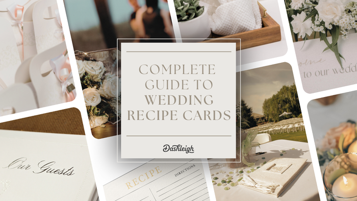 complete guide to wedding recipe cards