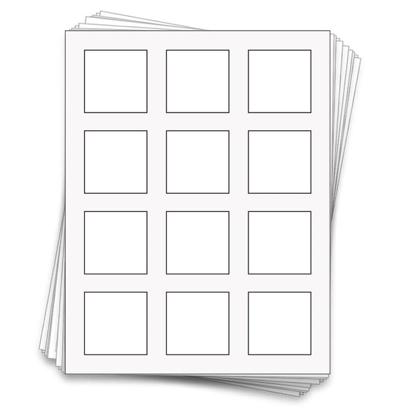 Square Labels, 2 x 2 in. - [8427]