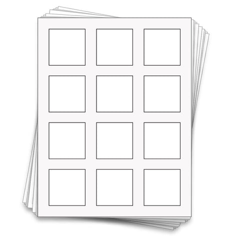 Square Labels, 2 x 2 in. - [8427]