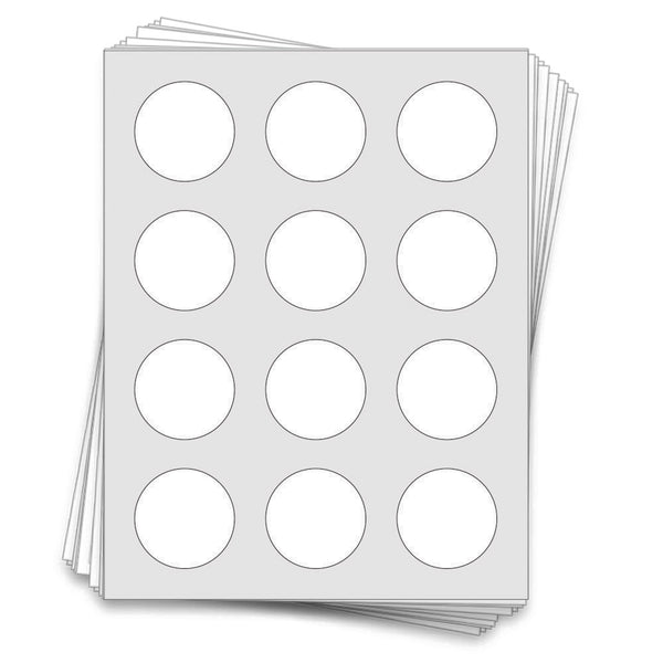 Round Labels,  2 in.  - [8436]