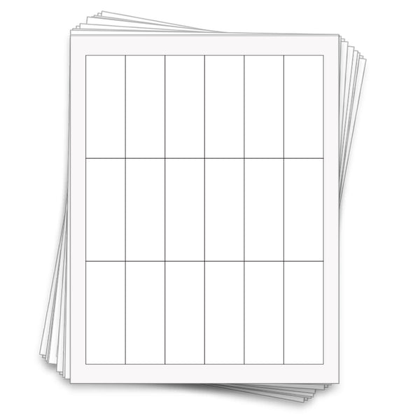 Sheet Labels for 15ml Containers, 3.25 x 1.25 in.