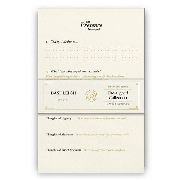 The Presence Notepad, 5.5 x 8.5 inches