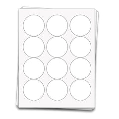 Wide Mouth Jar Labels, 2.5 in., Round - [8416]