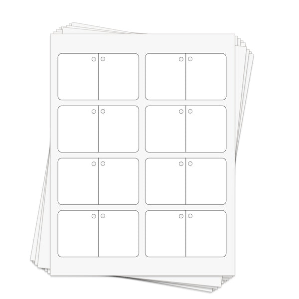 Printable Die Cut Folding Hangtags, 3.5 x 2 inches - Hangtags- dashleigh