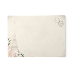 Vintage Paris Note Cards, Set of 50, 4x6 inches