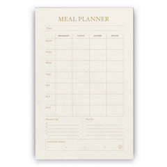 Weekly Meal Planner Notepad - 50 Sheets, 5.5 x 8.5 in.