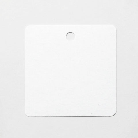 Printable Die Cut Square Hangtags, 2x2 in.