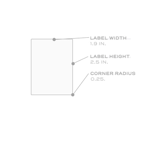 Labels for 4 oz or Pint Jar, 1.75 x 2.75 in. - [8395]