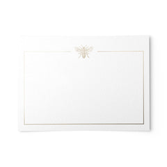 50 Bee Gold Foil Note Cards, 4x6 inches