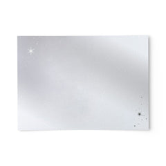 50 Celestial Silver Stars Note Cards, 4x6 inch