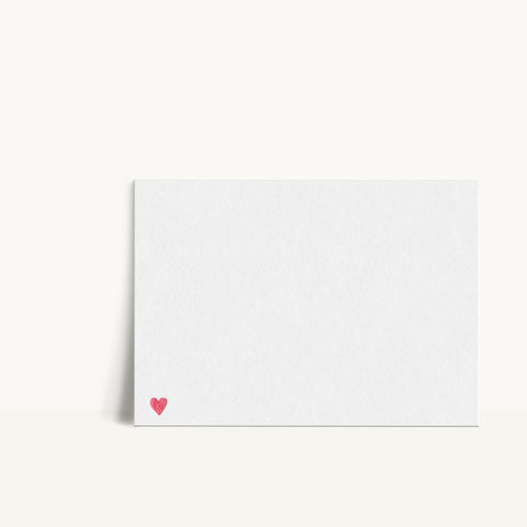 50 Hearts Note Cards, 4 x 6 inches