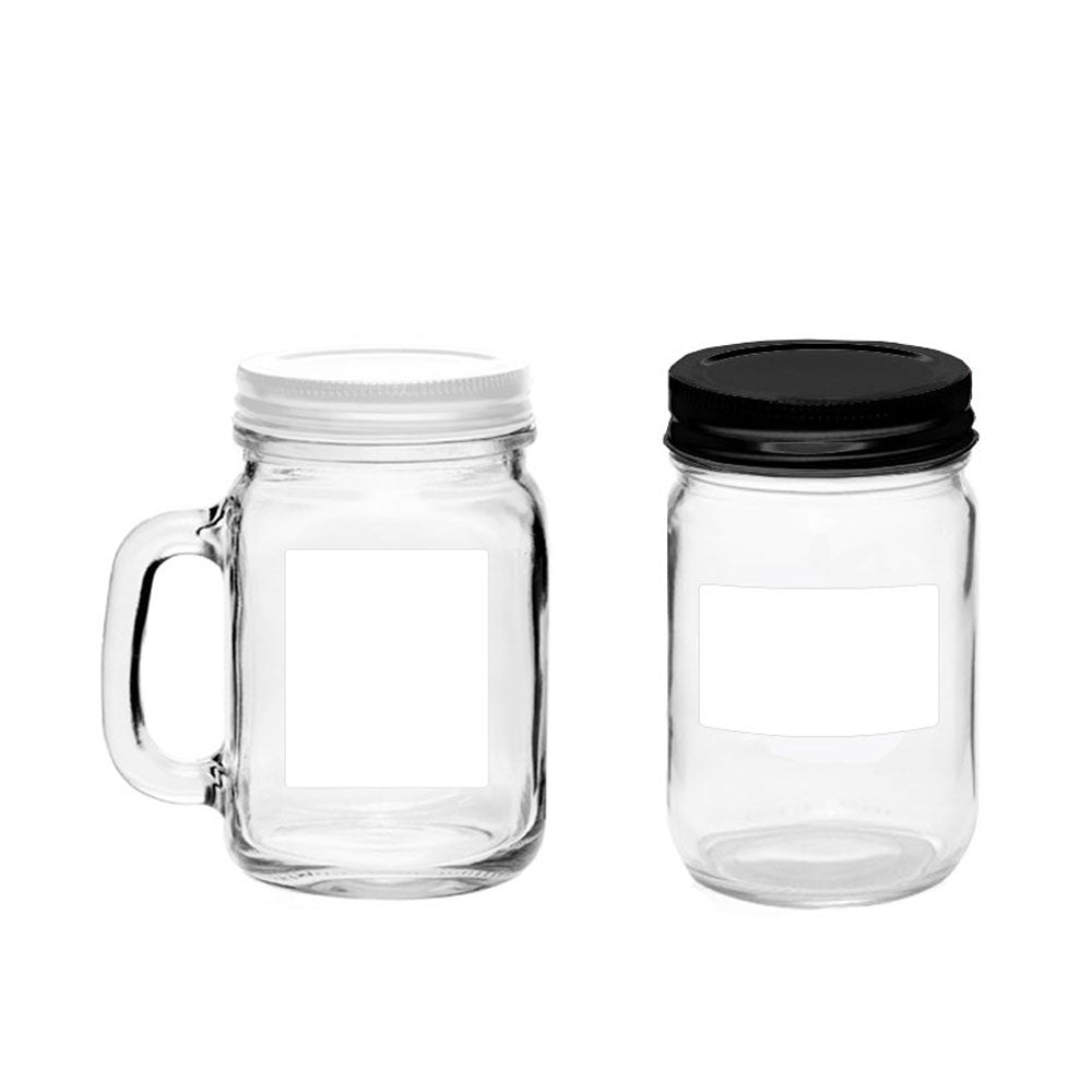 60 Waterproof Jar Labels for Pint, 2.5x1.9 in.