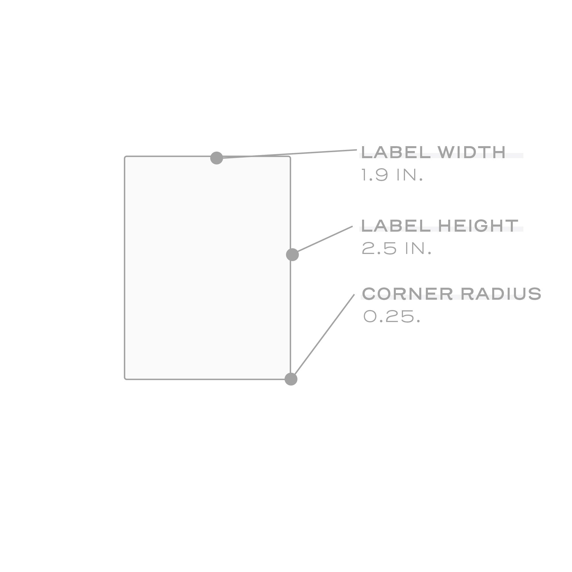 60 Waterproof Jar Labels for Pint, 2.5x1.9 in. – dashleigh