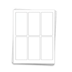 Waterproof Labels for 4 oz or 6 oz Bottles, 5 x 2.5 in. - [8393]