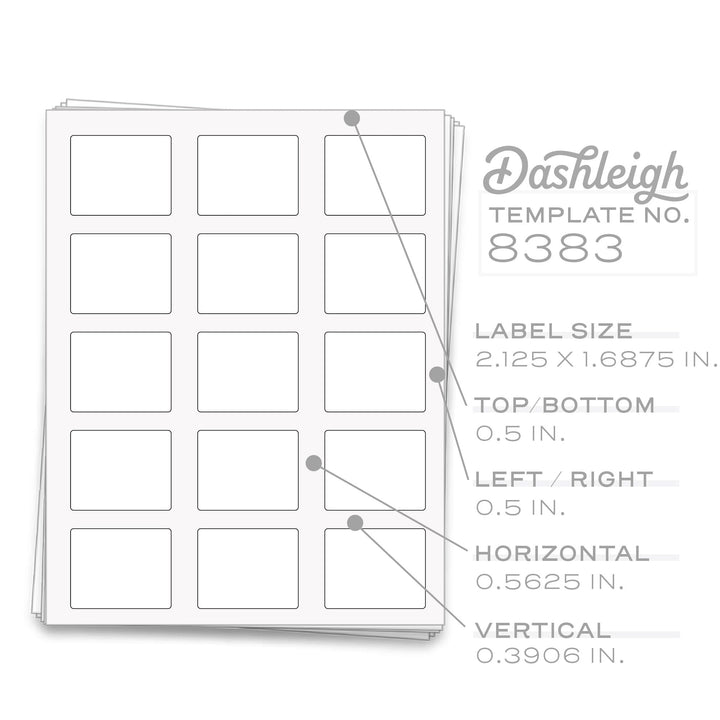 75 Roller Bottle Labels, 2.2 x 1.7 in. - dashleigh - Labels