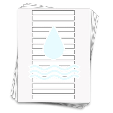 Waterproof Jar Seal Labels,  5 x 0.5 in. - [8420]