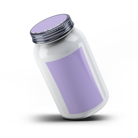 Printable Blank Mason Jar and Lid Labels - [8417]