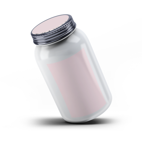 Printable Blank Mason Jar and Lid Labels - [8417]