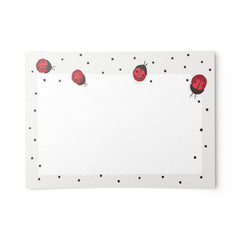 Ladybug Note Cards, 4 x 6 inches, Set of 48