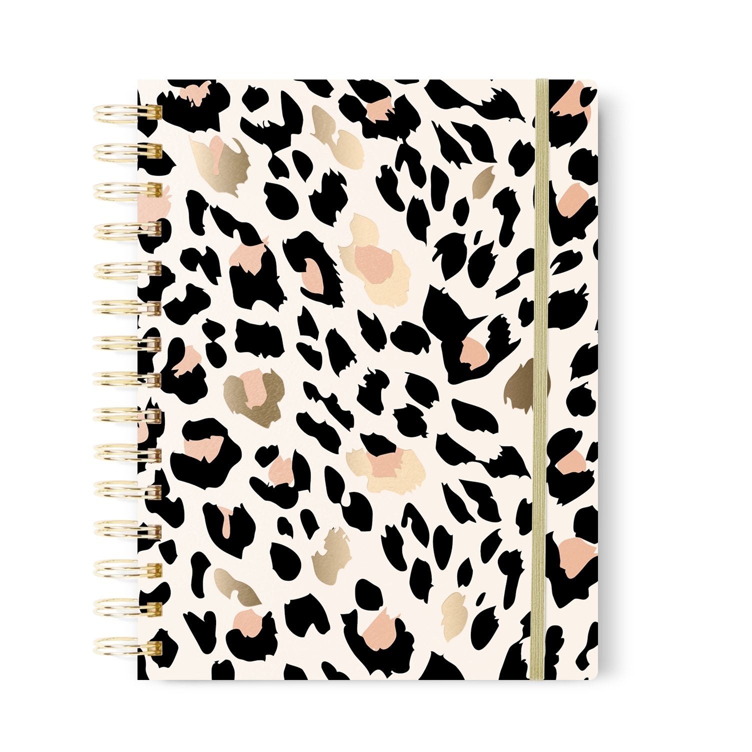 Cheetah + Gold Dot Grid Journal, 7x9 in. – dashleigh