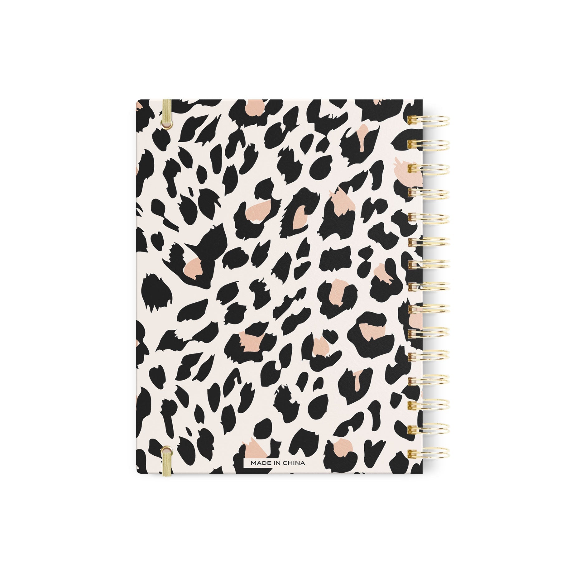 Cheetah + Gold Dot Grid Journal, 7x9 in. – dashleigh