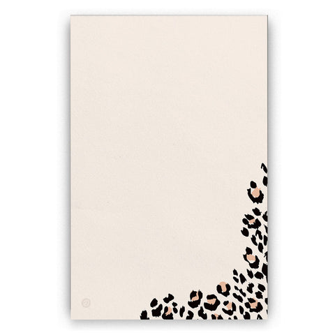 Cheetah Print Memo Pad, 4x6 inches