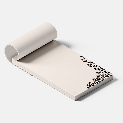 Cheetah Print Memo Pad, 4x6 inches