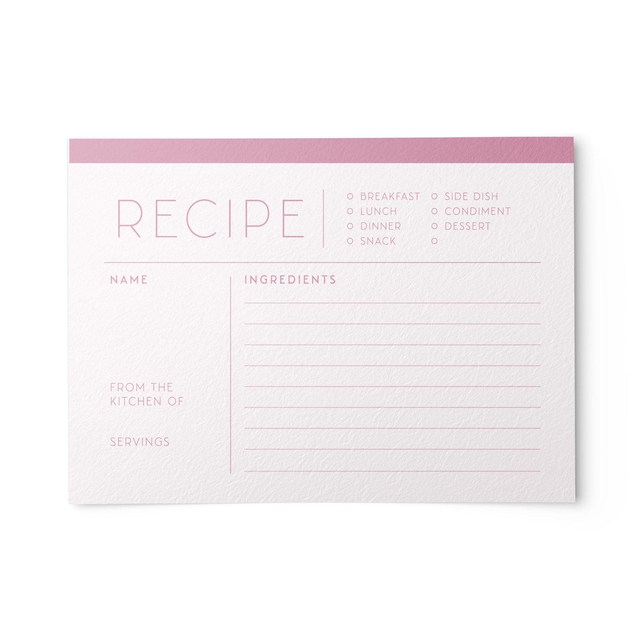 Colorful Recipe Cards, Set of 48, 4x6 inches, Water Resistant – dashleigh