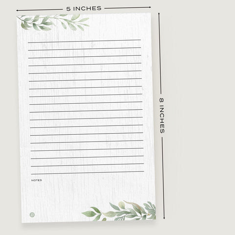 Farmhouse Notepad, Lined, 5 x 8 in