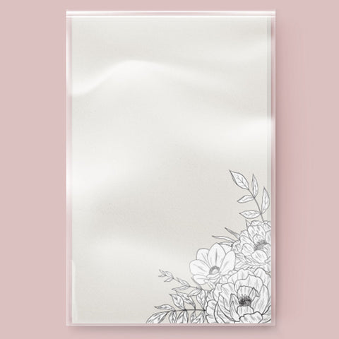 Lux Floral Memo Pad, 4x6 inches