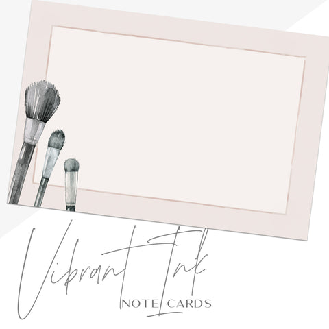 Makeup Note Cards, 4 x 6 inches, Set of 48