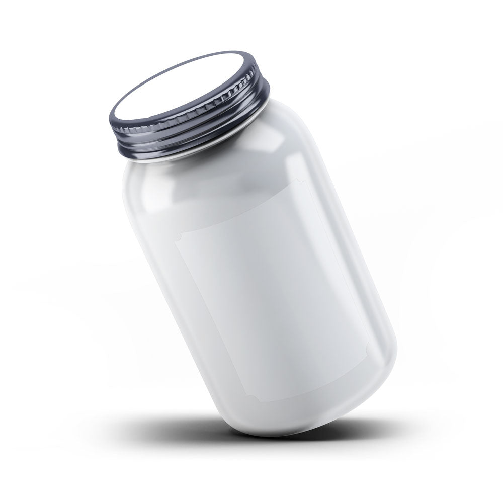 Mason Jar Labels for 40 Jars and Lids, Multiple Colors