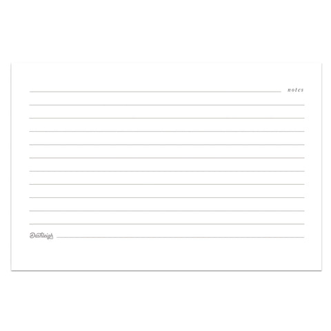 Recipe Card Notepad, 4x6 inches