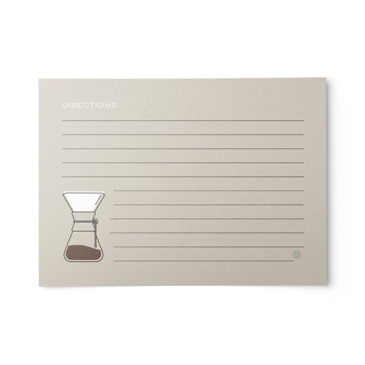Retro Coffee Recipe Cards, Water Resistant - dashleigh - Recipe Card