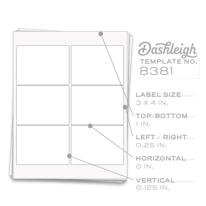 30 Large Vinyl Beer Bottle Labels, 4x3 in. - Labels- dashleigh