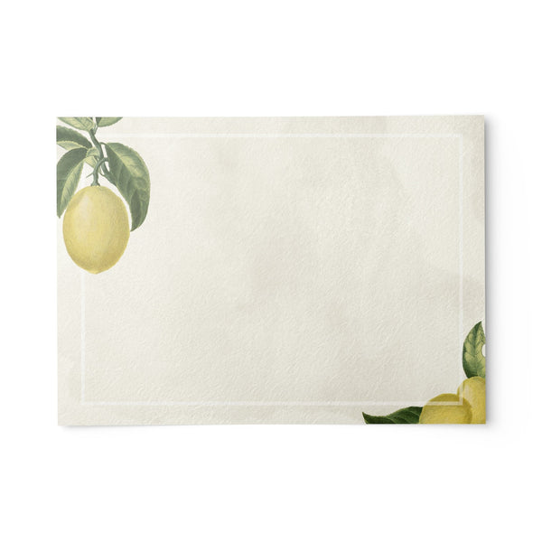 Vintage Lemon Note Cards, 4x6 inch - dashleigh - Note Cards